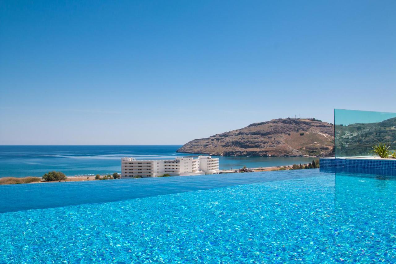 Blue Horizon 2 Villa Líndos Buitenkant foto