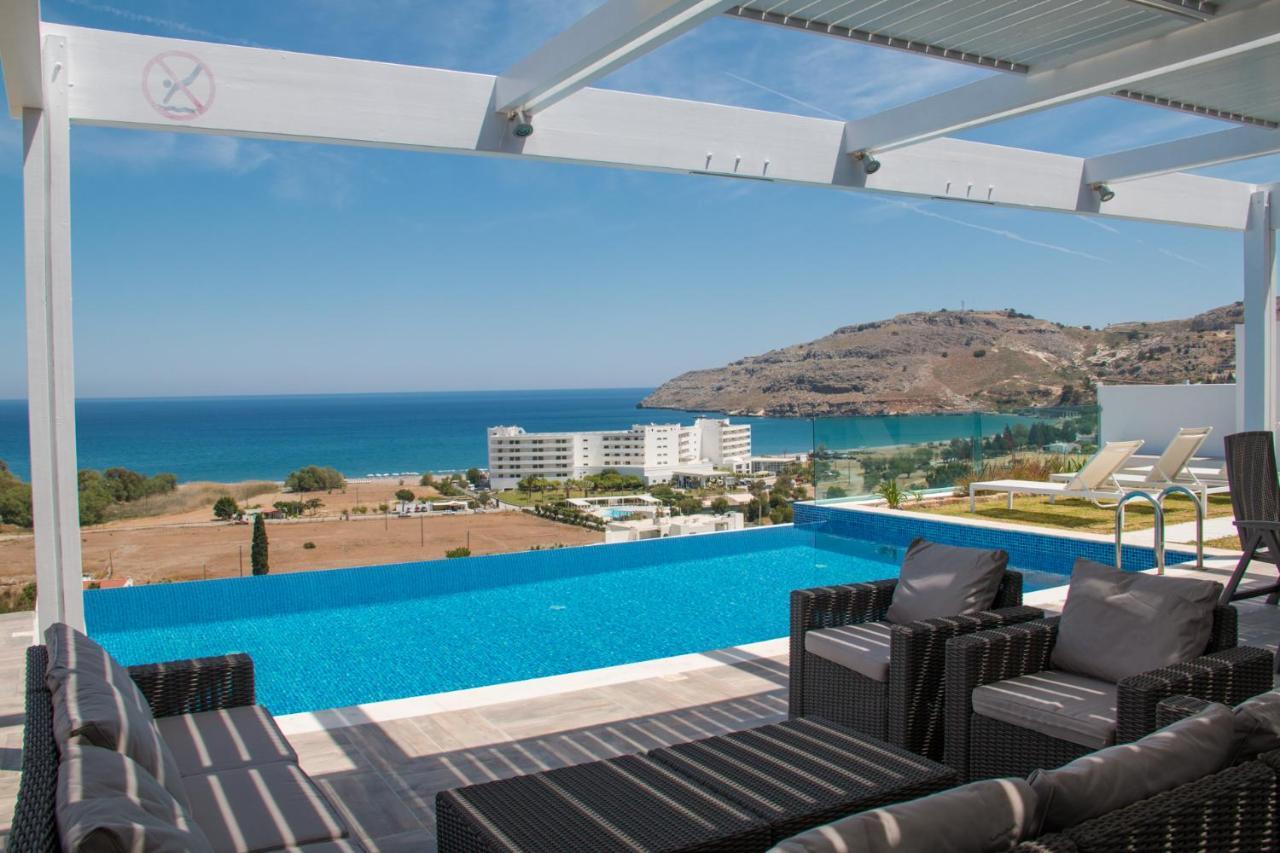 Blue Horizon 2 Villa Líndos Buitenkant foto