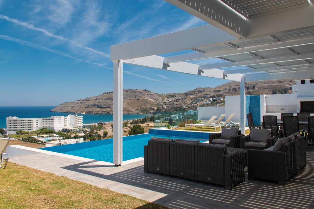 Blue Horizon 2 Villa Líndos Buitenkant foto